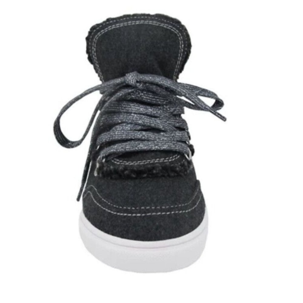 Jellypop Antarctic Sneaker Booties 8M Color Charcoal Fe - Picture 12 of 12